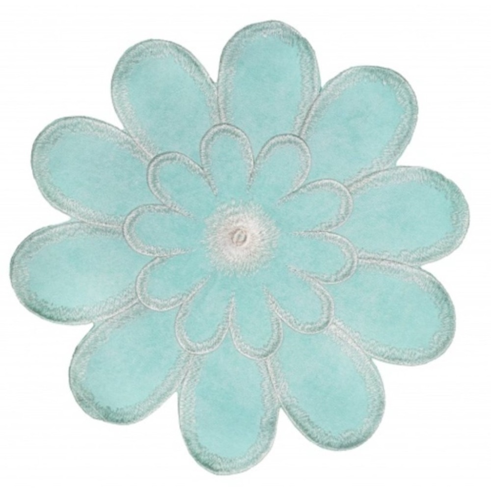 Blue daisy placemat